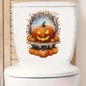 Halloween Jack-O-Lantern Decal, Matte Finish